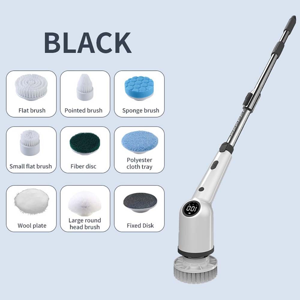 9-in-1 Adjustable Portable Compact Durable Handheld Wireless 9‑in‑1 Electric Mop