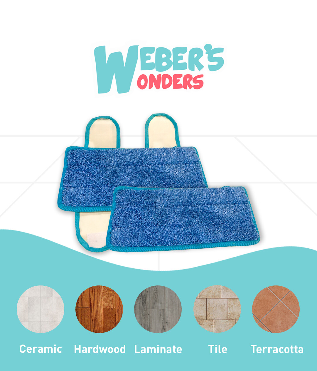 Upgrade Cleaning With Our Super-absorbent Microfiber Mop Pad Refills Reusable