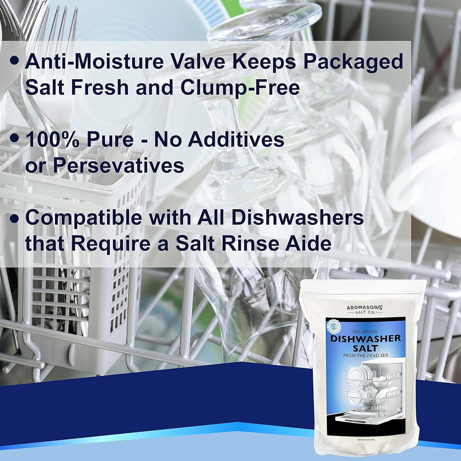 Aromasong Dishwasher Salt 15 LB