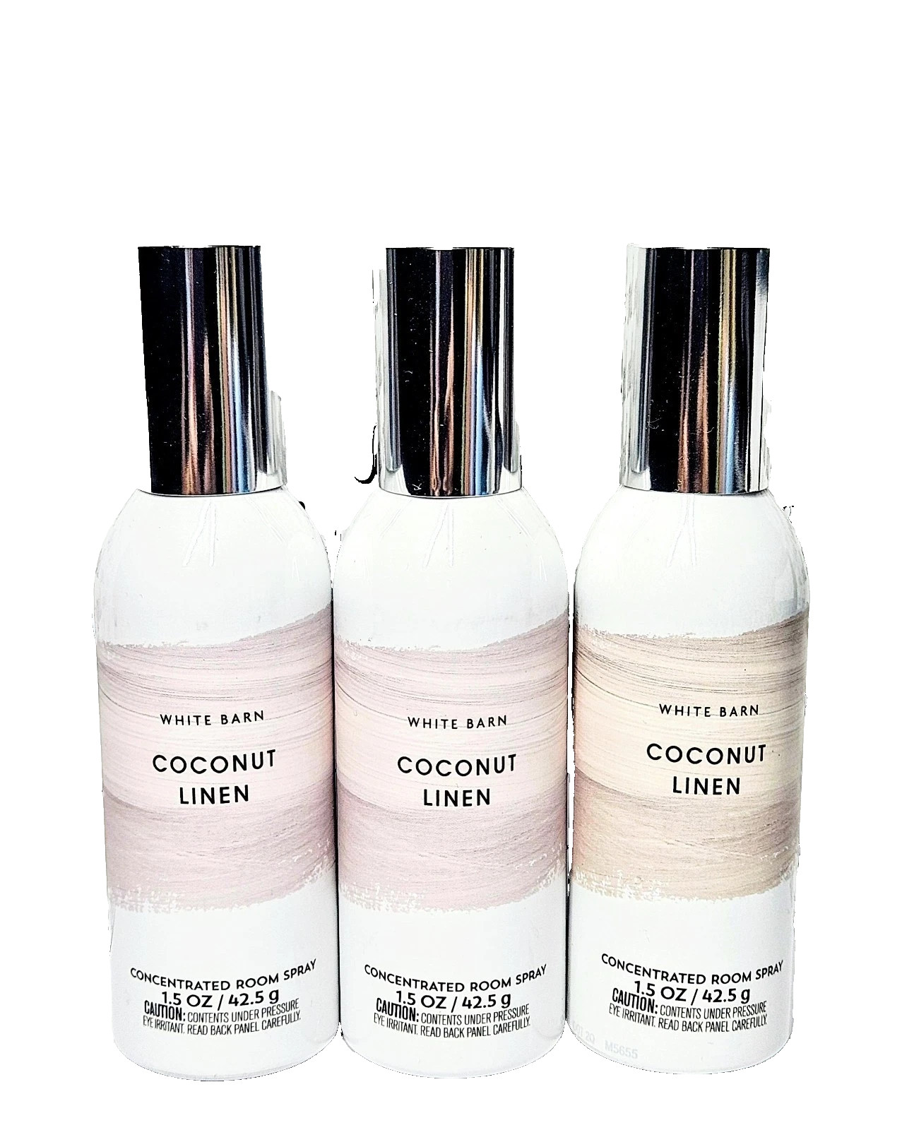 3x Bath & Body Works White Barn Concentrated Room Spray Coconut Linen FREE SHIP