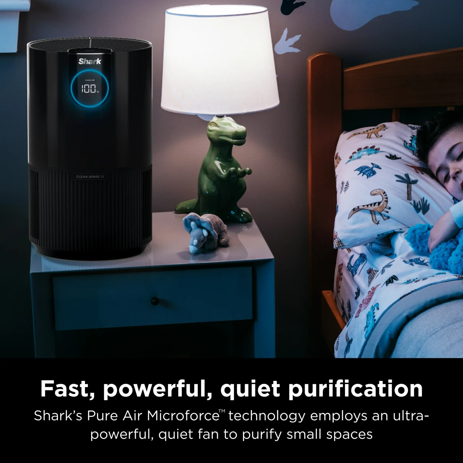 Shark HP100 Air Purifier MAX w/Nanoseal HEPA Cleansense IQ Cleans up to 500 Sq
