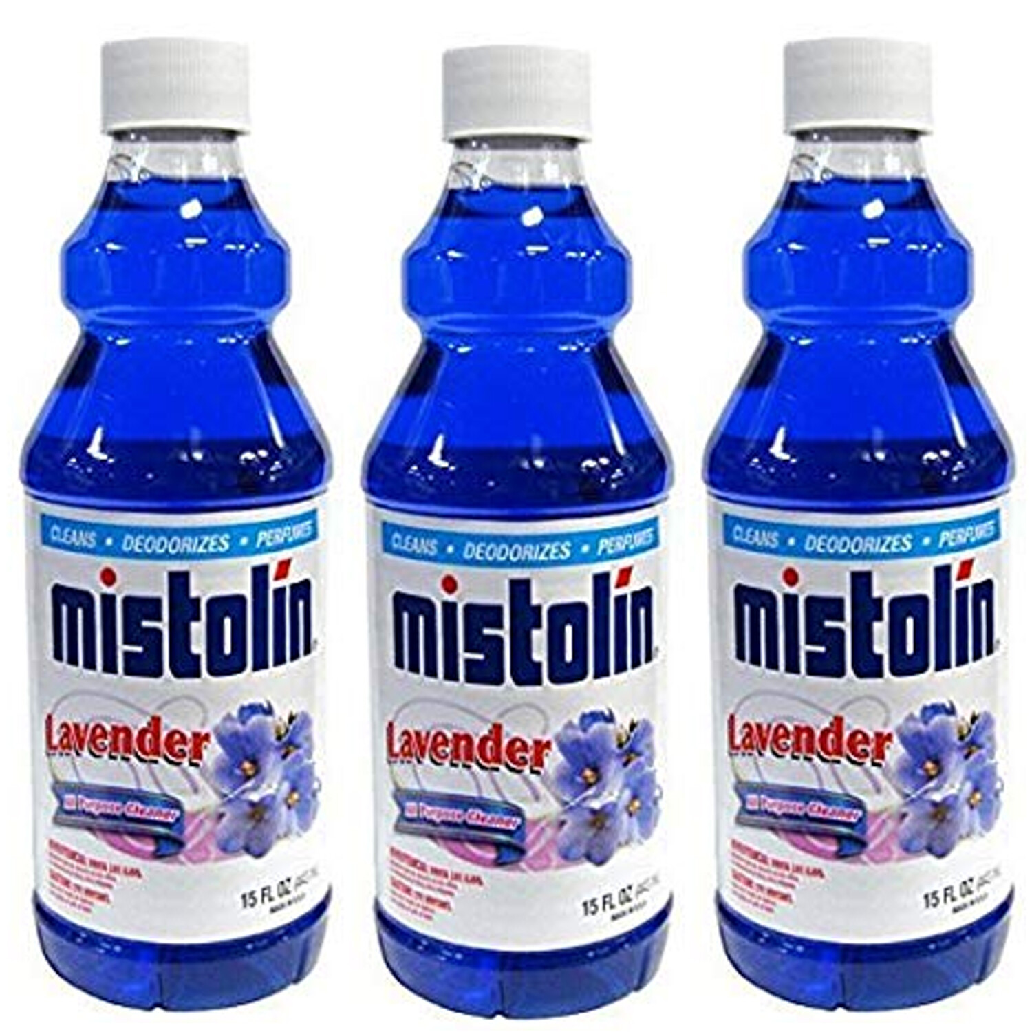 Mistolin General All Purpose Cleaning Solution Lavender Scent 15 fl oz (3 PACK)
