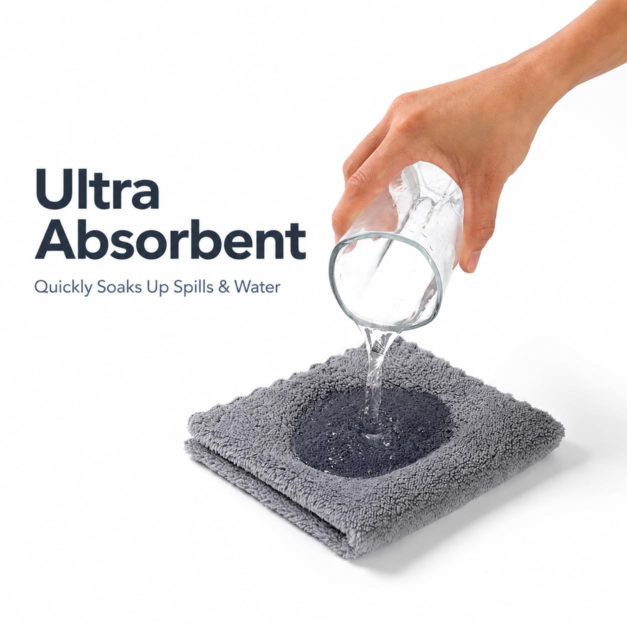 12 Pack Cleaning Cloth,Ultra Soft Absorbent Quick Drying Microfiber Cleaning rag