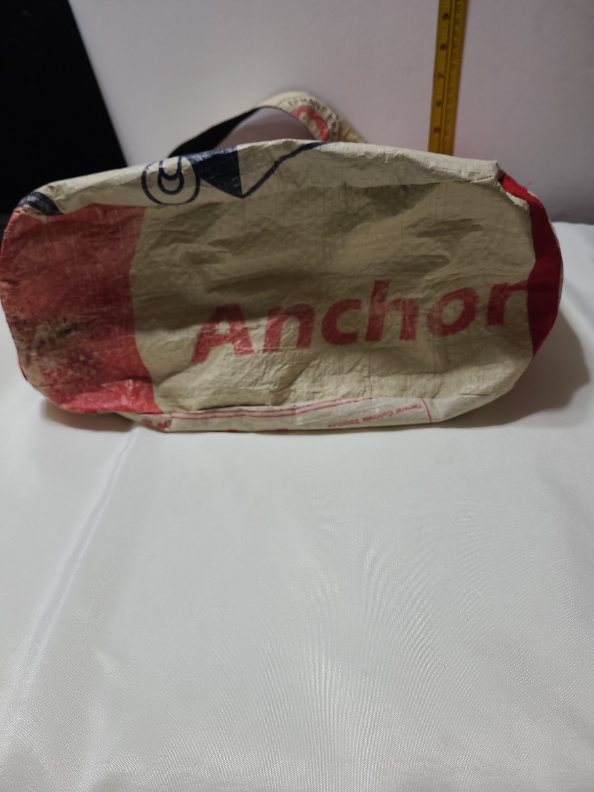 Fair Trade Cement Anchor Tote Handmade in Cambodia Handmade Recycled