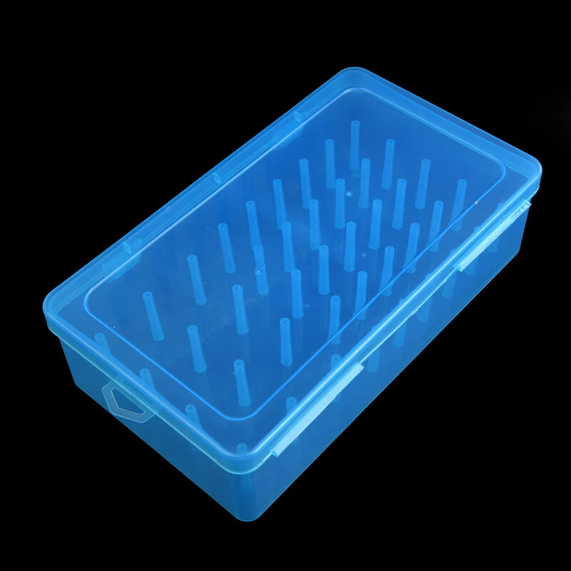 Sewing Thread Storage Box 42 Pieces Spools Bobbin Carrying Case Container Holder