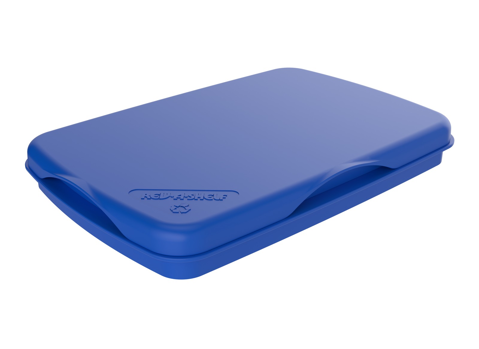 Rev-A-Shelf 32 qt. Trash Can Replacement Lid, Blue (Lid Only), RV-32-LID-22-1-40