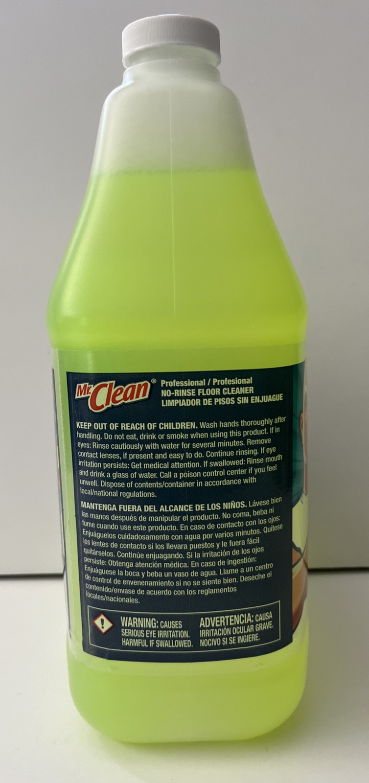 Mr. Clean Professional,No-Rinse Floor Cleaner Ready to Use Cleaner 3.78 L