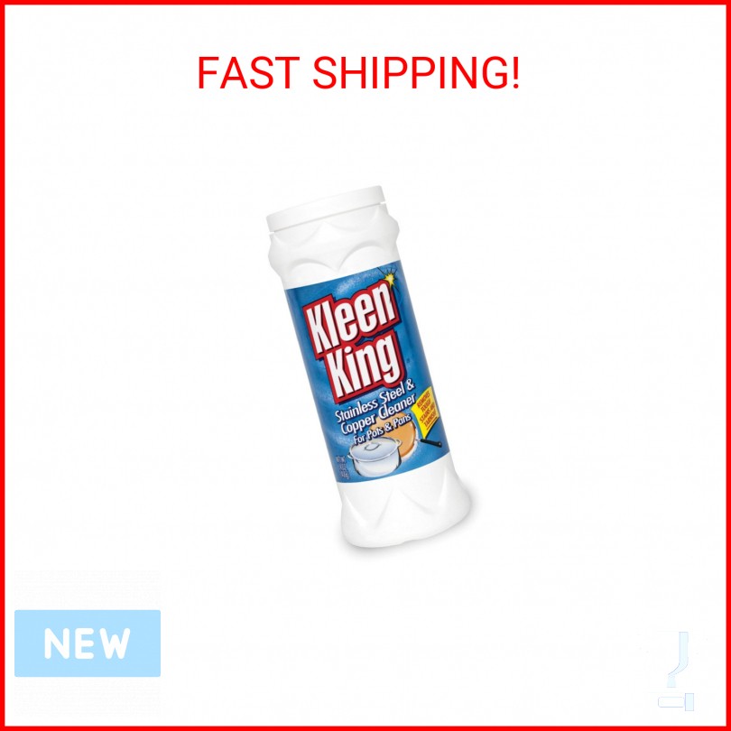 King Kleen Stainless Steel Cookware Cleaner and Copper Cleaner (14 oz, 1 Pack) H