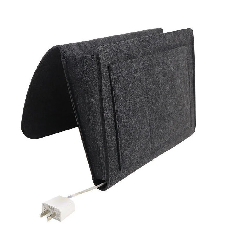 1 pc Felt Hanging Storage Bag Bed Sofa Organizer for Dorm Bedroom NEW