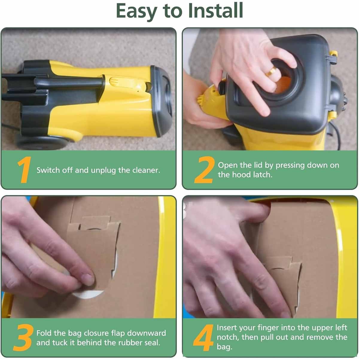 Style MM Vacuum Bags for Eureka Mighty Mite 3670 and 3680 Series Canisters