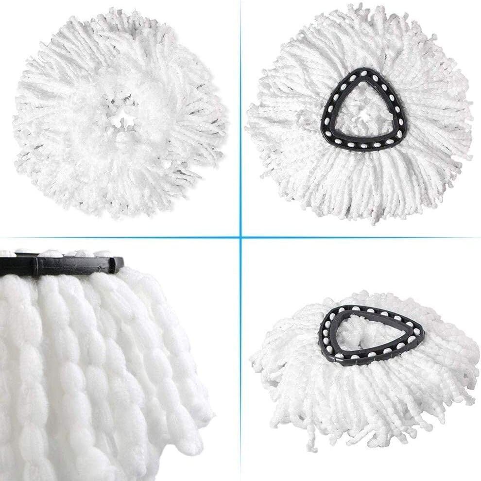 4 x Replacement Microfiber Mop Head Easy Clean Wring Refill For O-Cedar Spin Mop