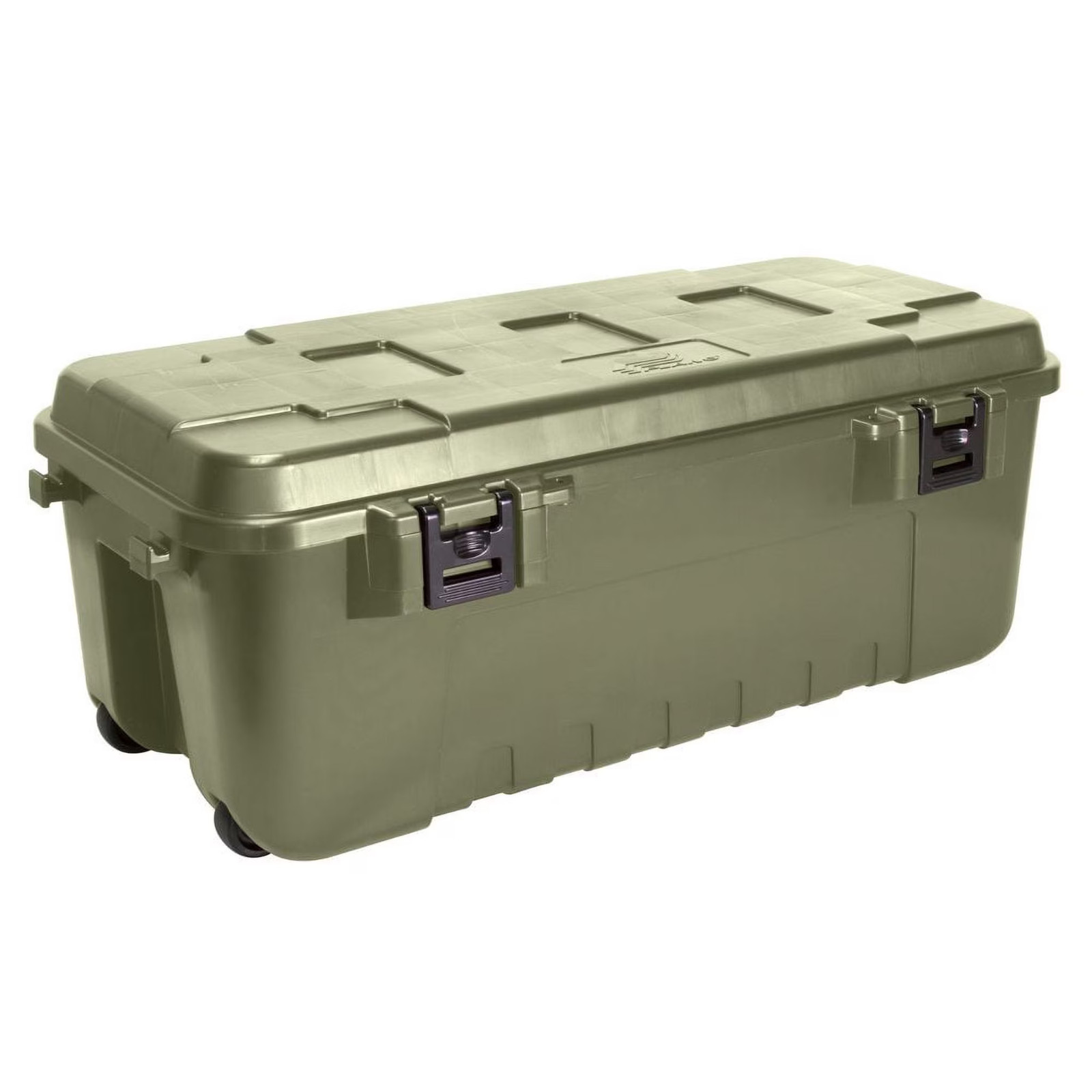 Plano Storage Trunk with Wheels, Large, 108-Quart Lockable Storage Box