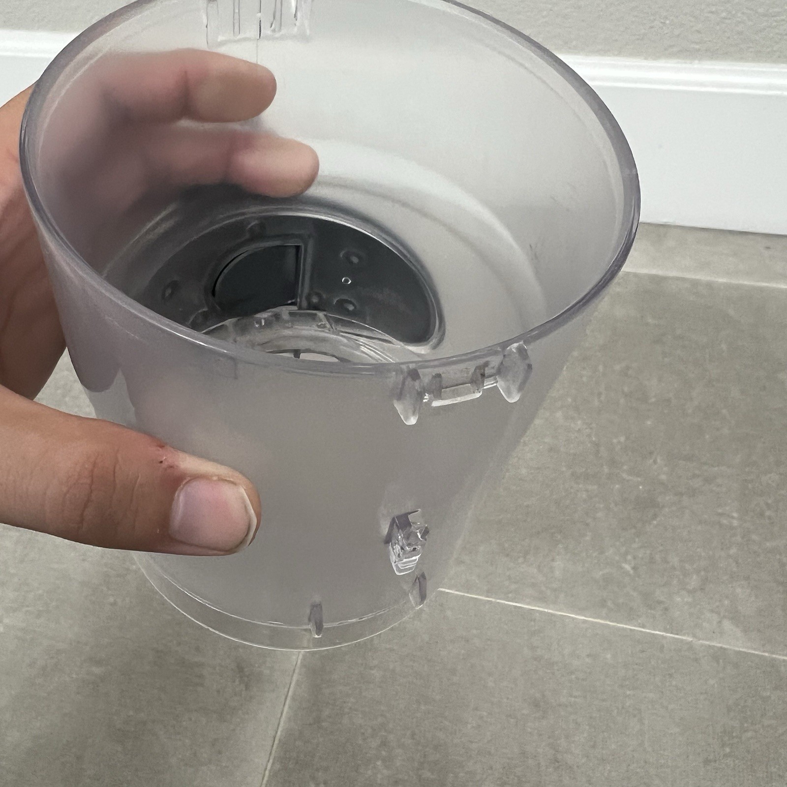 NO LID/FILTER – Replacement Bare Dust Bin Cup WYZE Cordless Stick Vacuum WCLVAC