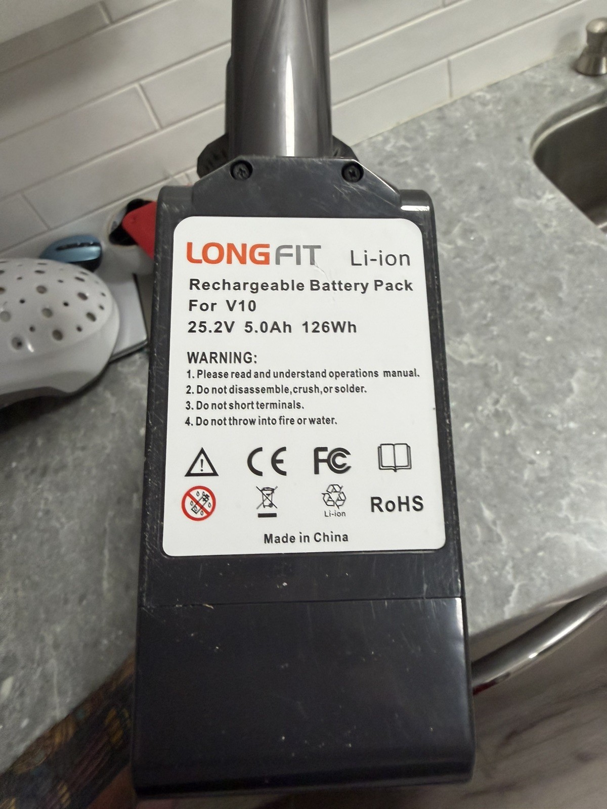 Genuine Dyson V10 SV12 Main Body Motor Cyclone Vacuum and battery only