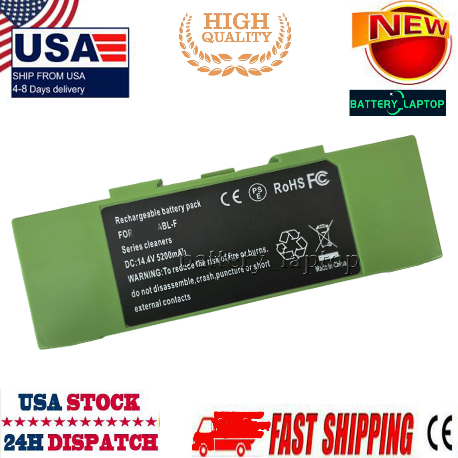 For iRobot ABL-F 4INR19/66-2 5200mAh Battery Pack for Roomba Vacuum
