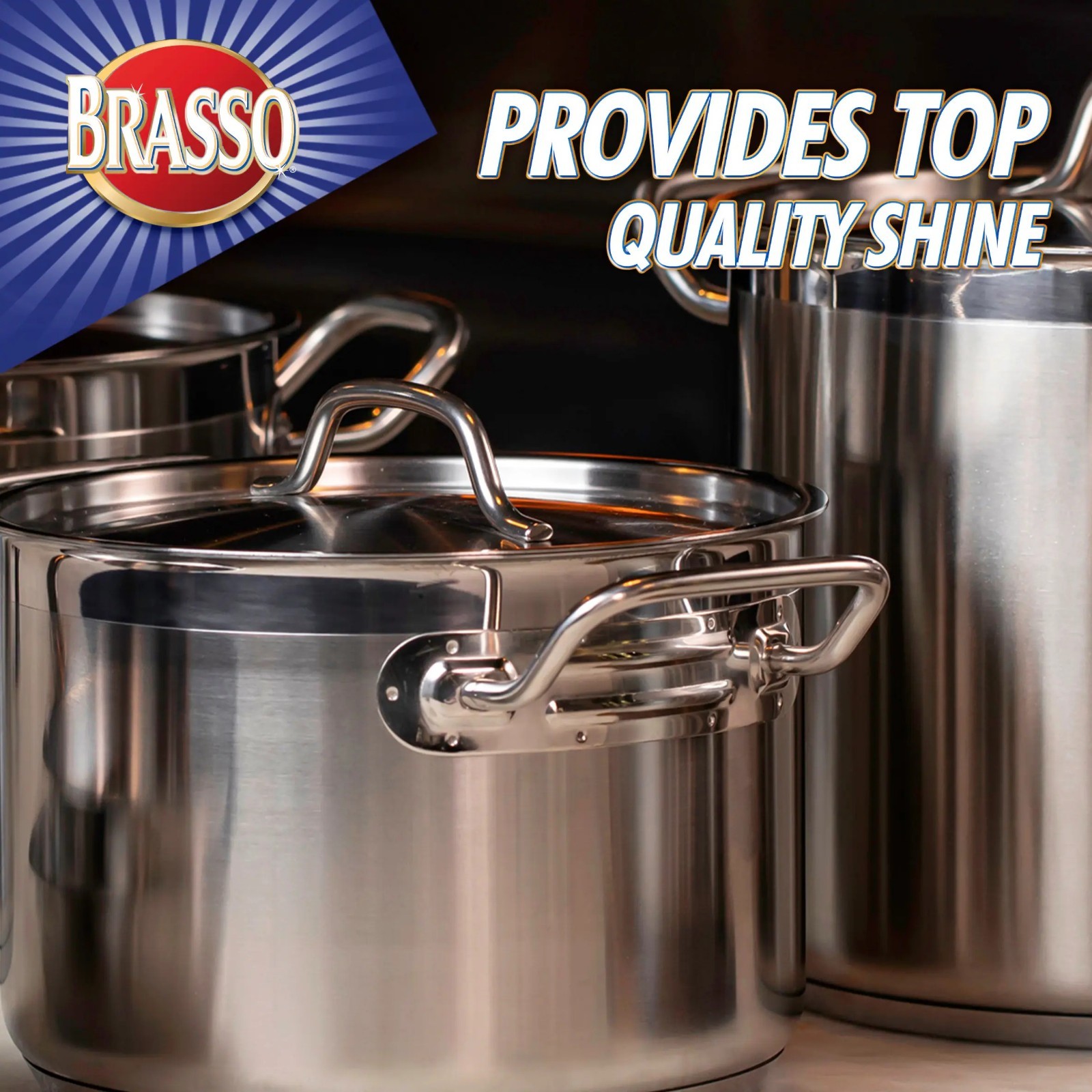Brasso Multi-Purpose Metal Polish 8 oz Brass Copper Chrome Cleaner