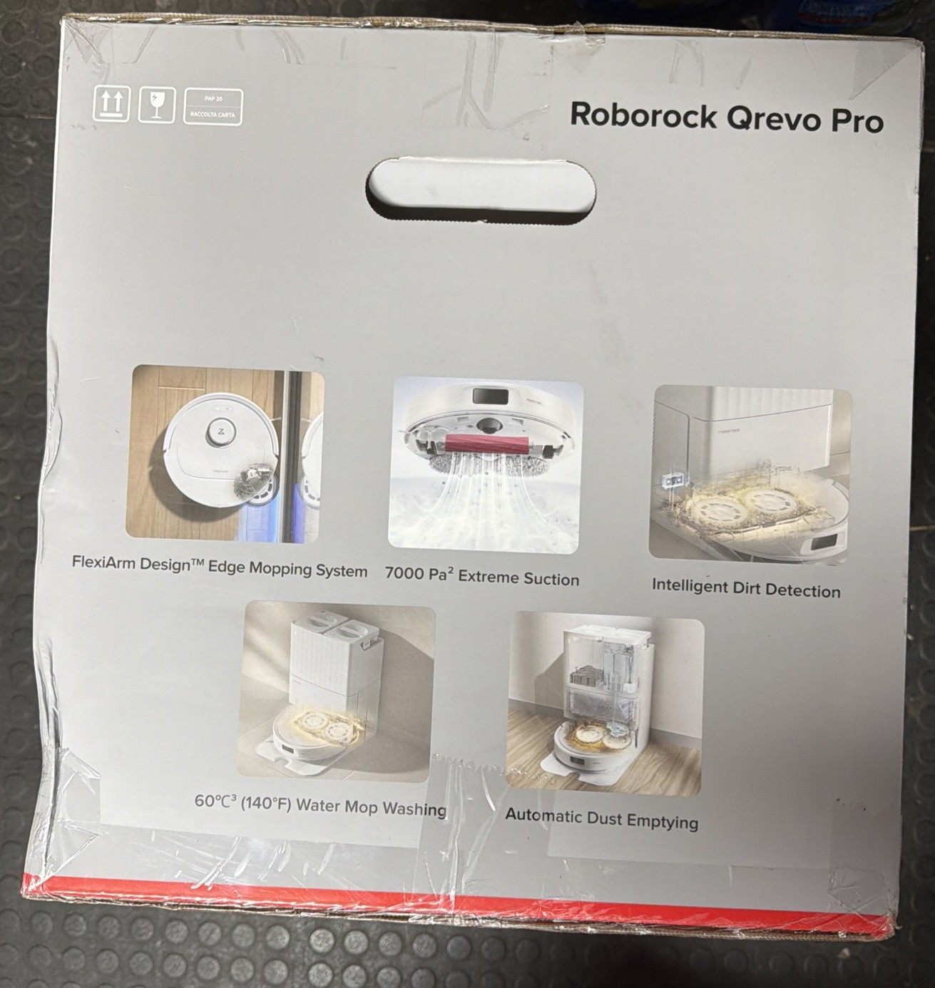 Roborock Qrevo Pro Robot Vacuum and Mop with FlexiArm Edge Mopping