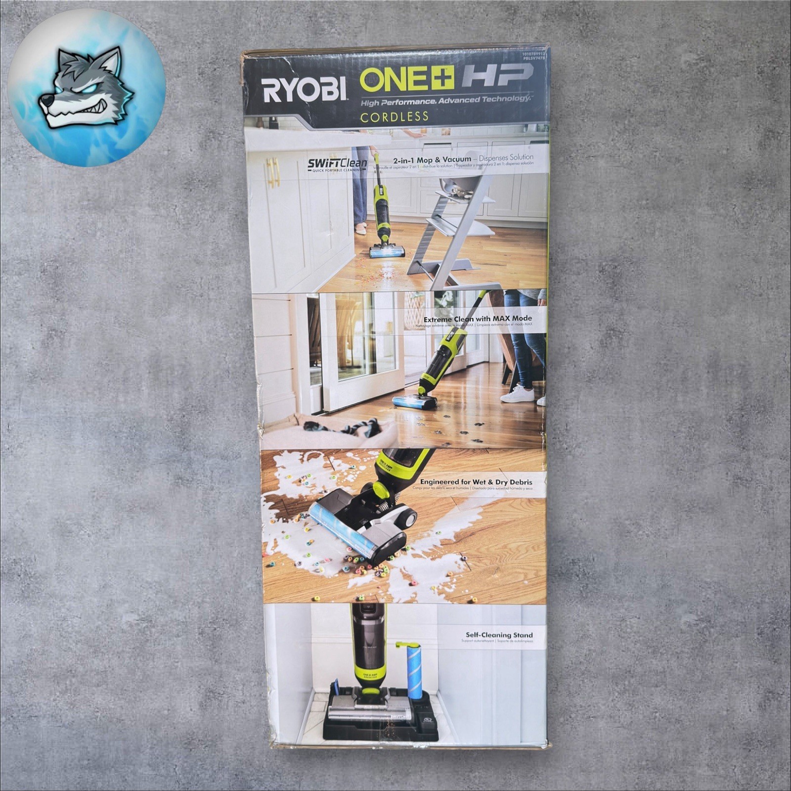 Ryobi ONE+ HP 18V Cordless SWIFTClean Wet/Dry Stick Mop and Vacuum