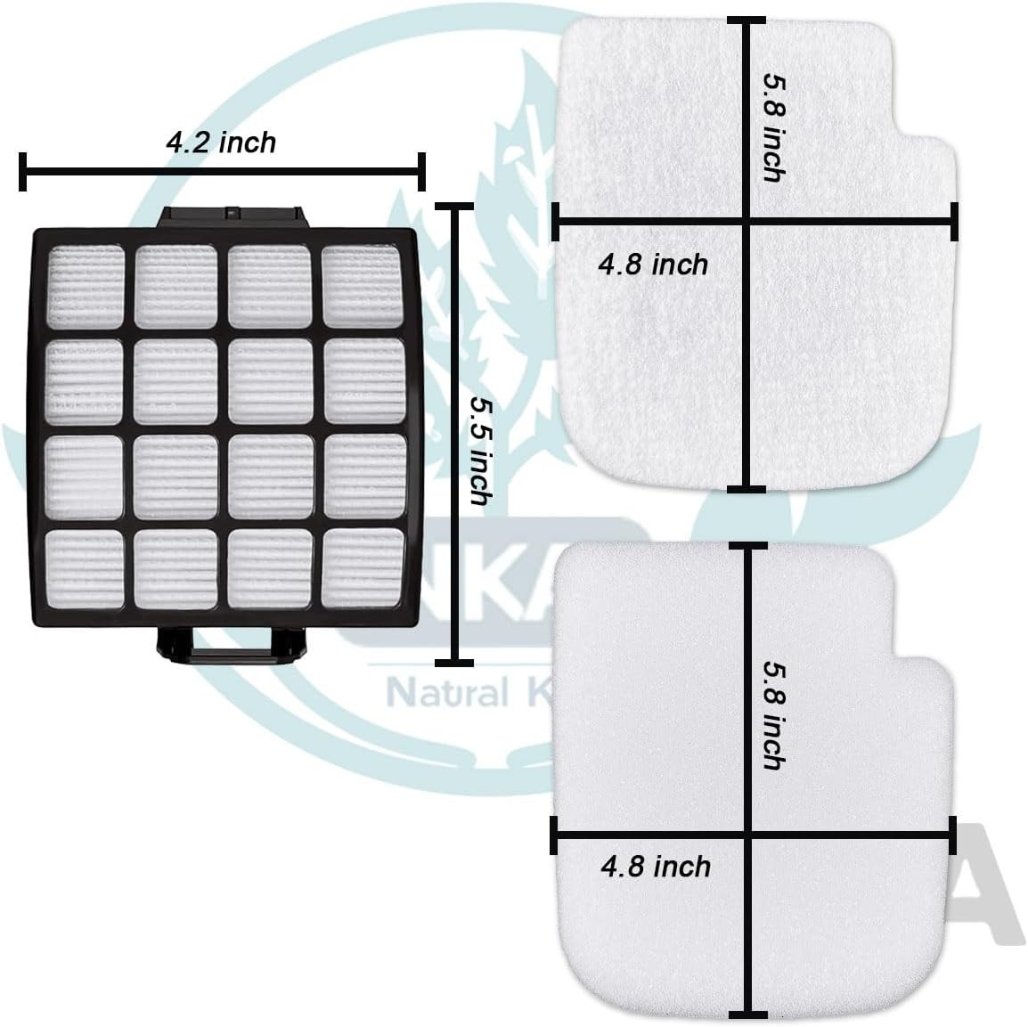 AZ3002 Filter Kit Replacement for Shark AZ3000 AZ3000C AZ3000W AZ3002 AZ3002C