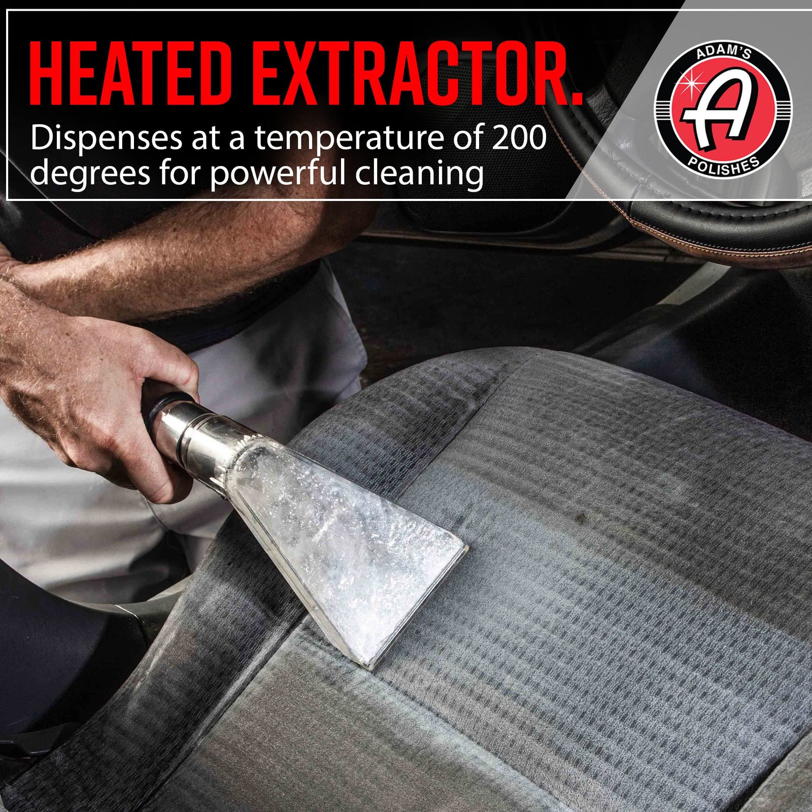 Adam’s Polishes Heated Carpet Extractor -Powerful 200 Degree Spot and Upholstery