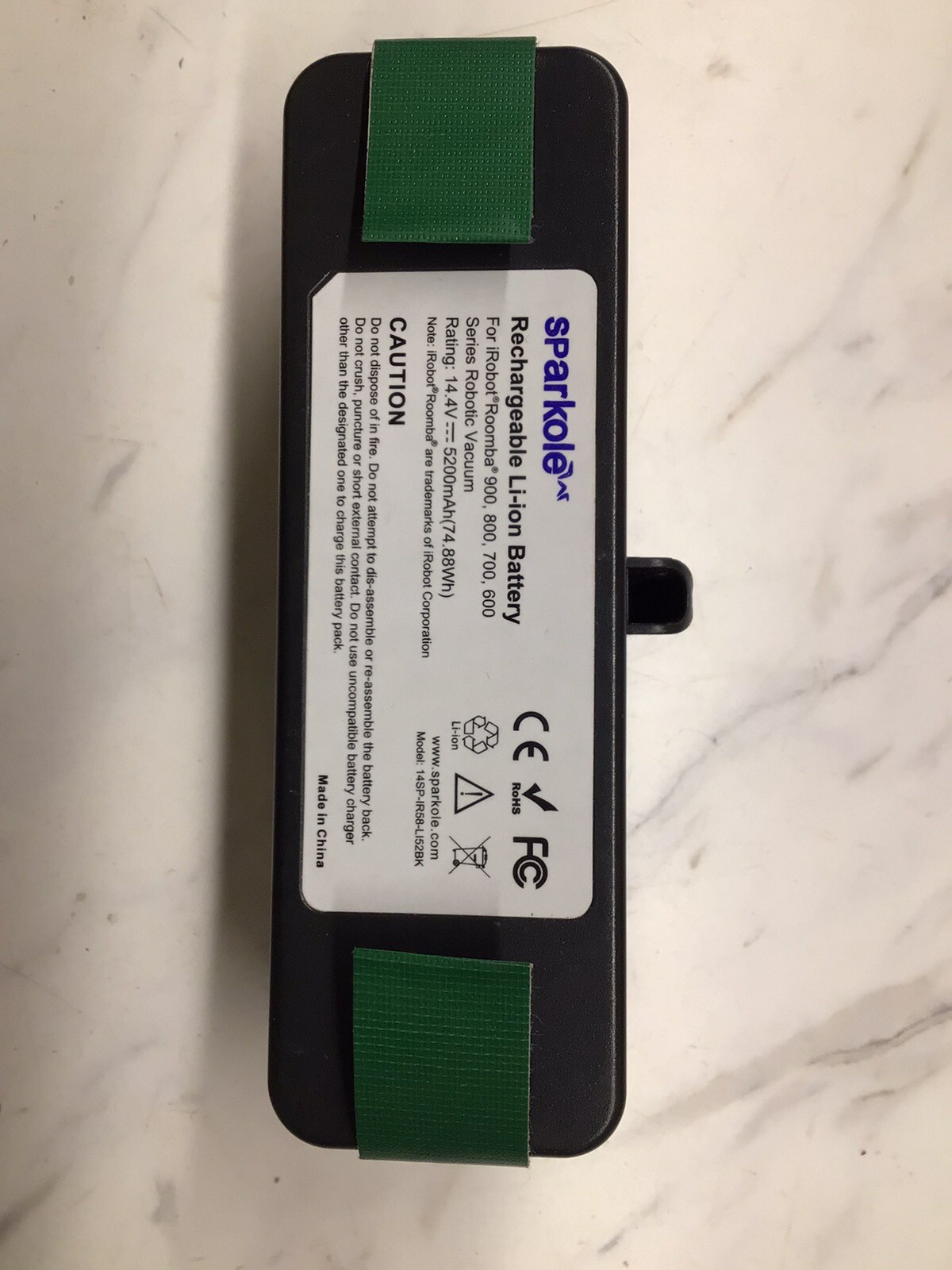 SPARKOLE 5200mAh Lithium Ion Replacement Battery iRobot Roomba 900, 800, 700- A