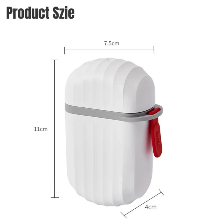1pc Portable Waterproof Soap Box Sealed Storage Organizer for Travel – NEW