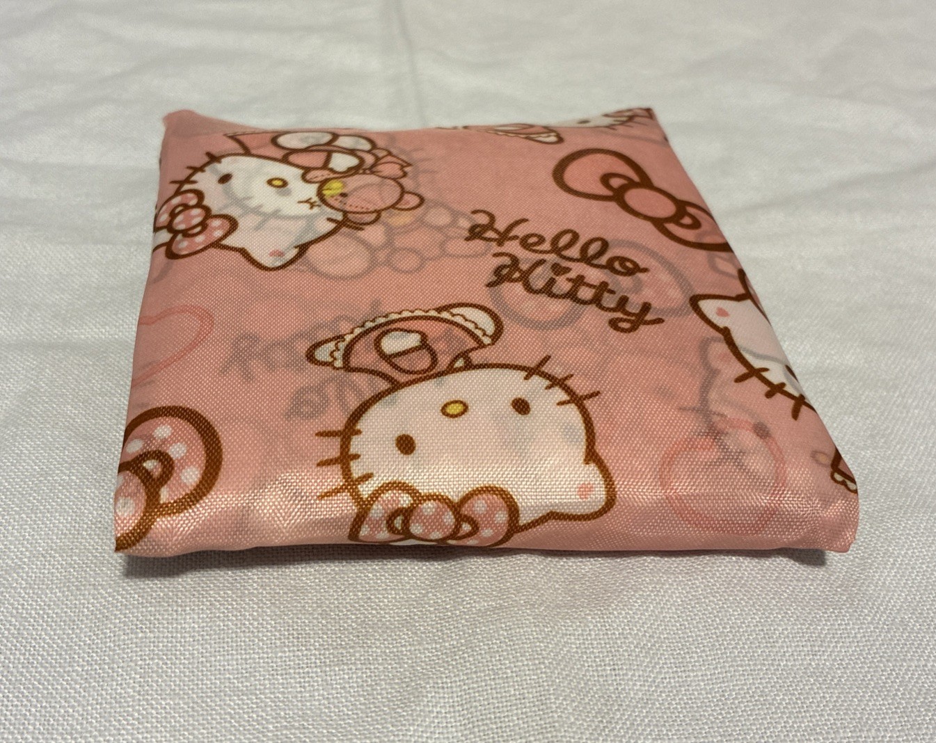 Hello Kitty Portable Foldable Reusable Shopping Shoulder Tote Bag 39x39cm