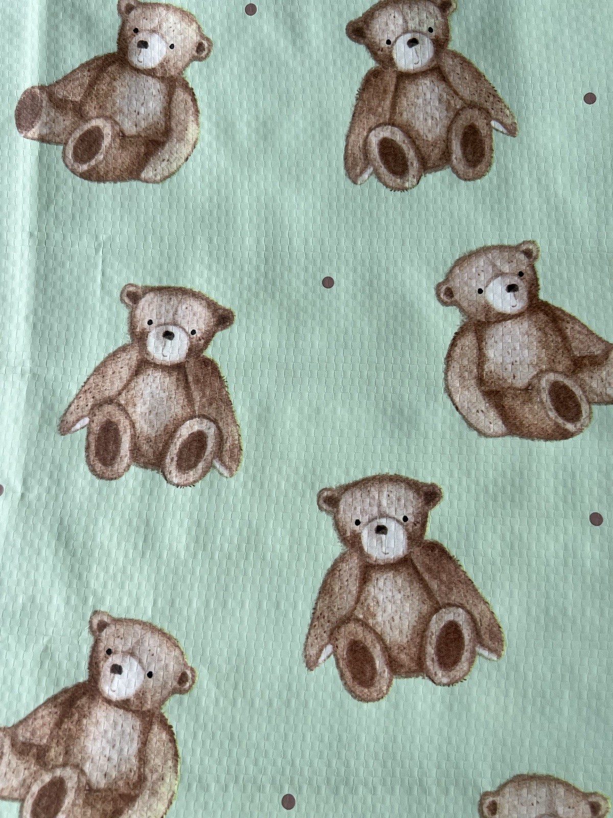 NEW Reusable Large Shopping Grocery Bag Tote TEDDY 🧸 BEARS all over