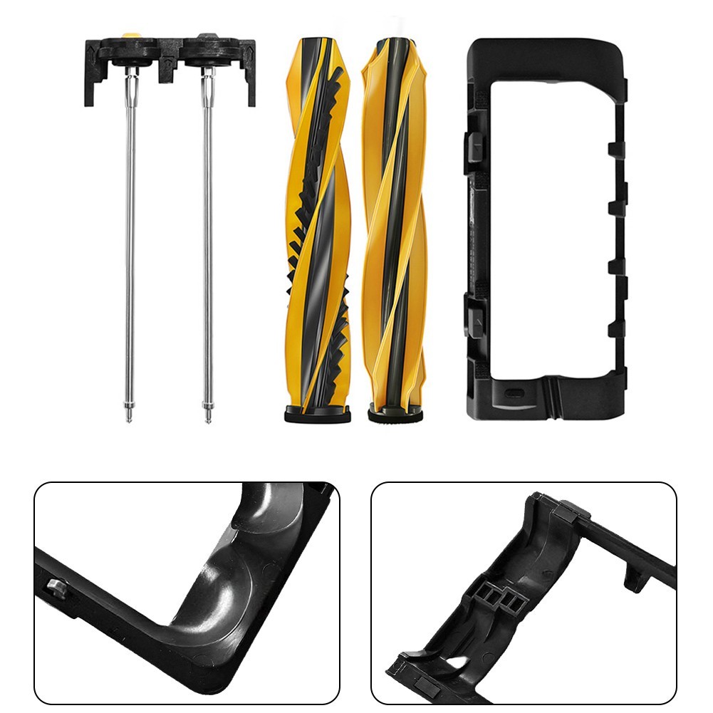 Main Brush Replacement Set for MOVA Z50 Ultra Complete Z60 Ultra Roller Vacuum