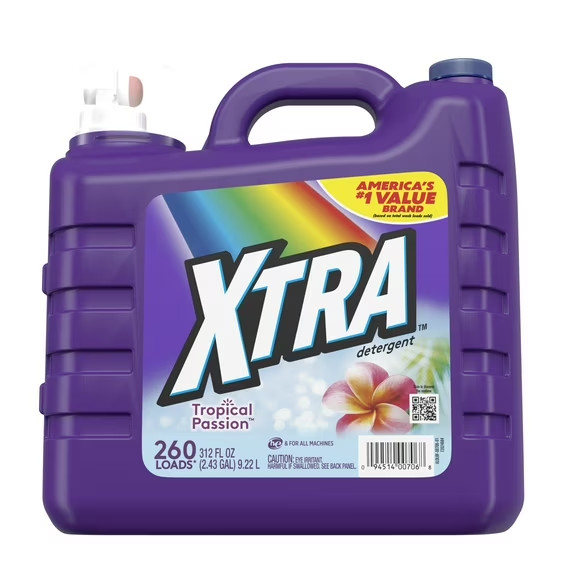 Laundry Detergent Tropical Passion, 260 Loads Liquid, 312 fl oz
