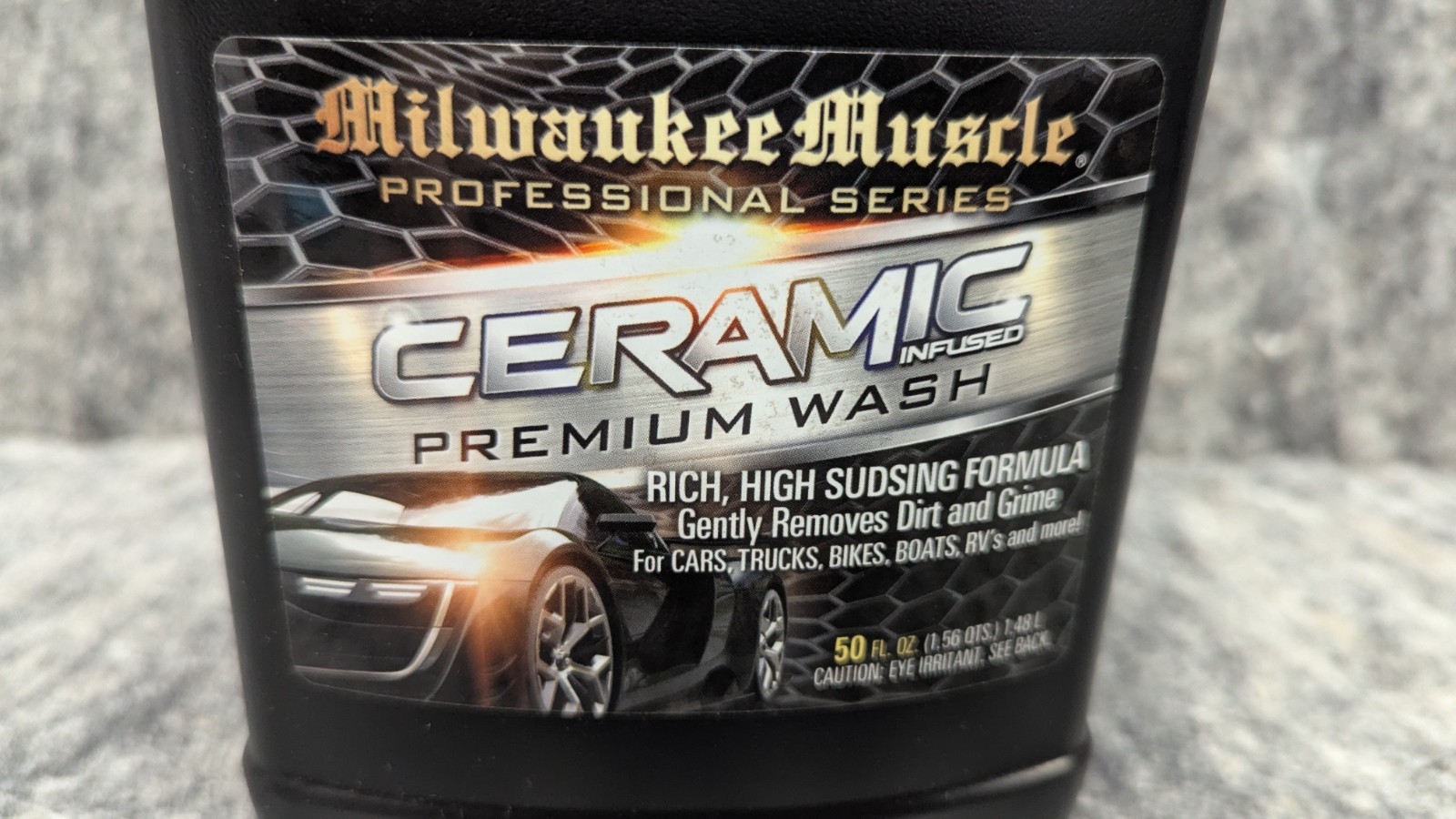 Milwaukee Muscle Car 50 Fl Oz Professional Ceramic Car Wash Soap for Auto, Cars