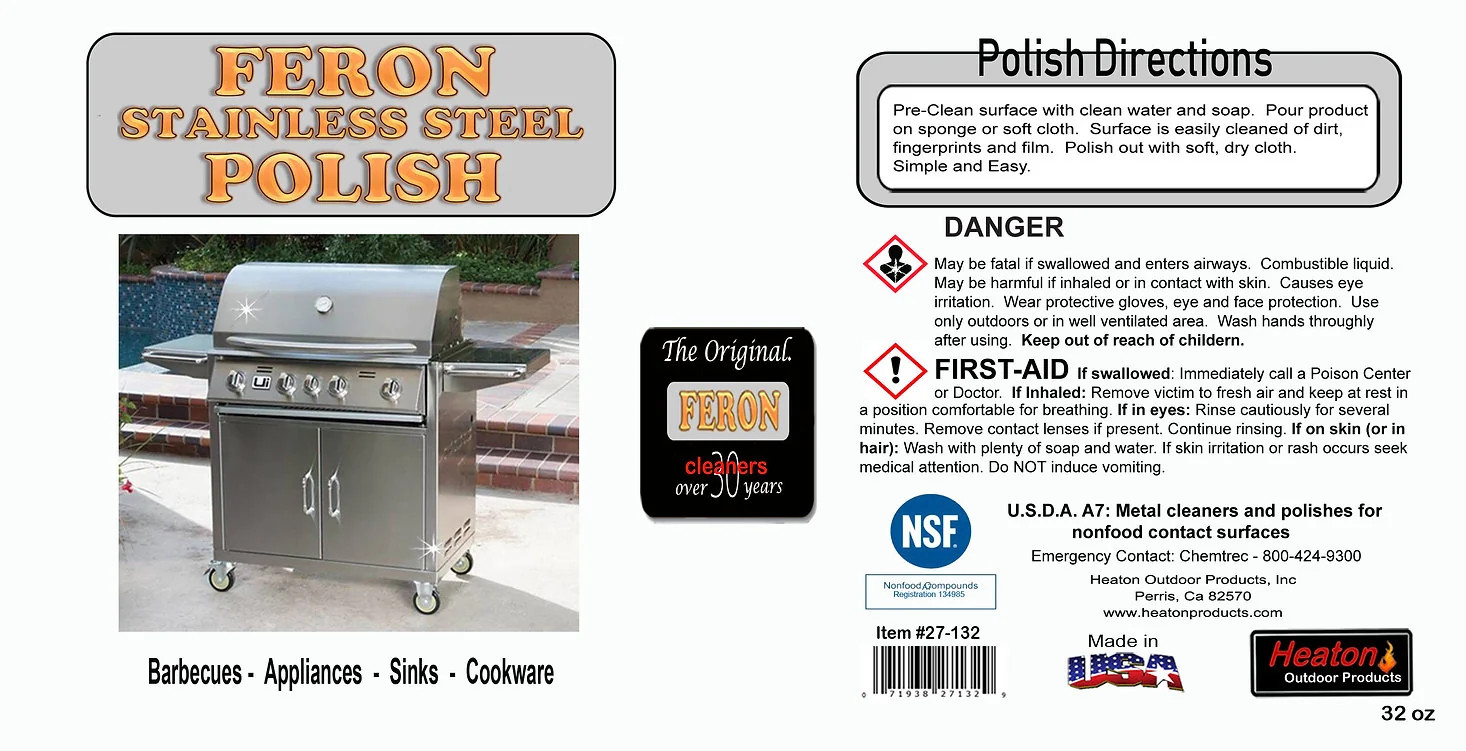 Feron Stainless Steel BBQ / Furniture Polish