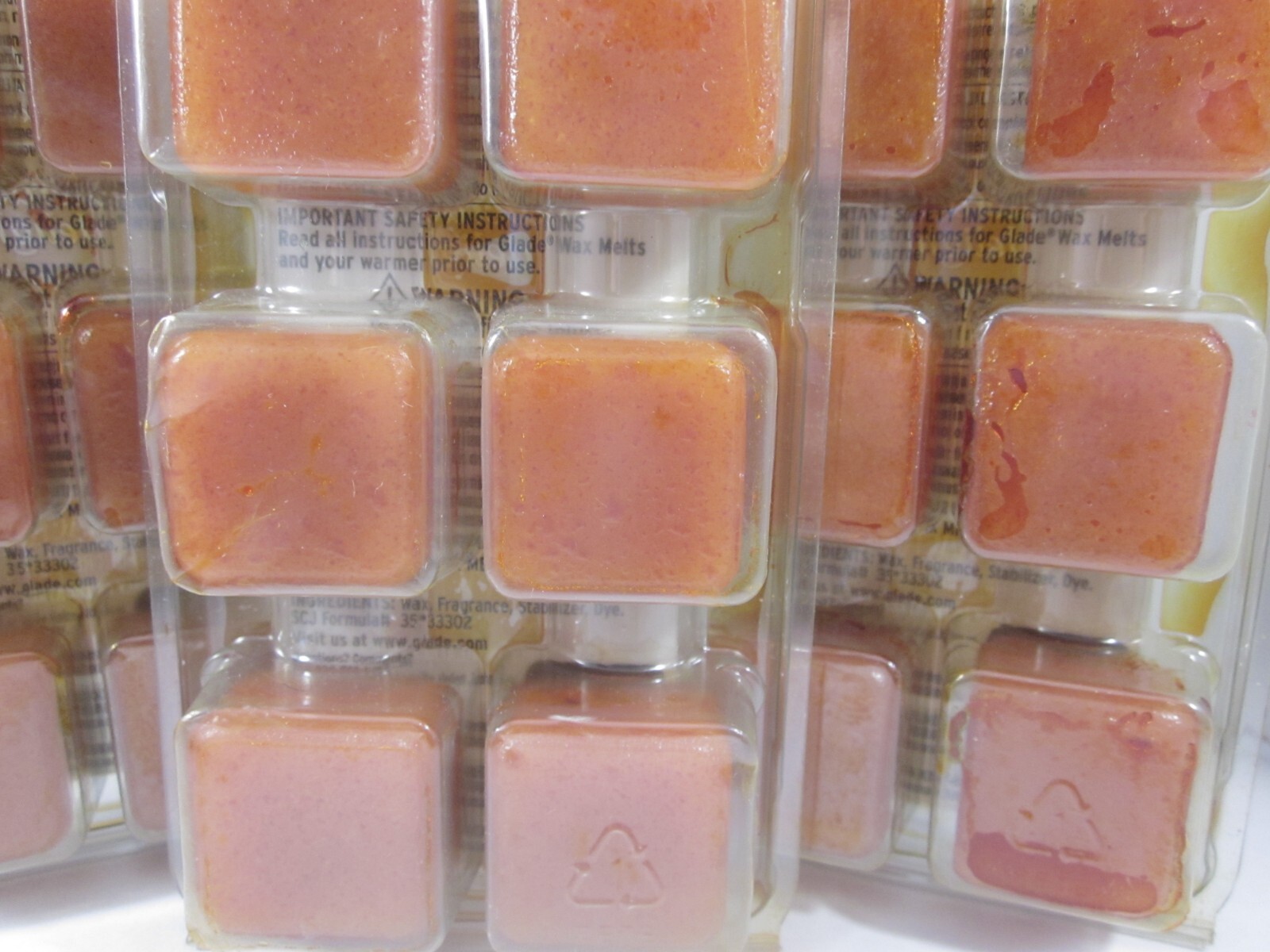 18 Glade Nutcracker Delight rich hazelnut praline Wax Melts 3 pks *see pictures