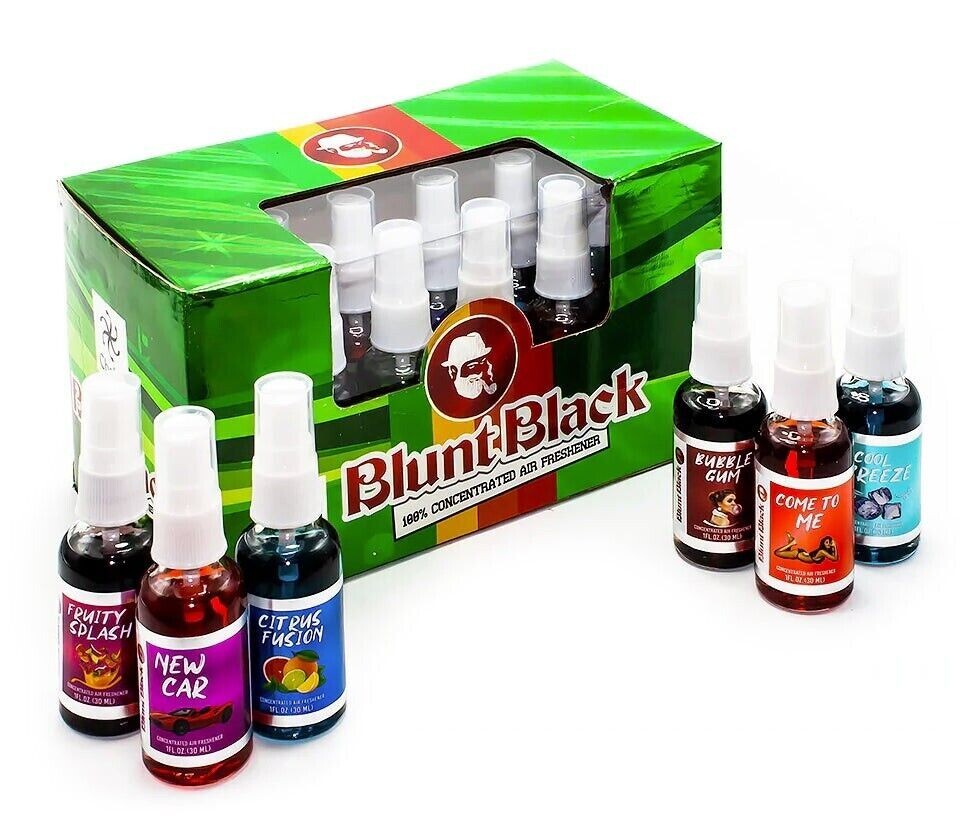 BLuntBLAKC100% Concentrated Air Freshener SPRAY Home Car,-5 Pk 1 Oz Assortment