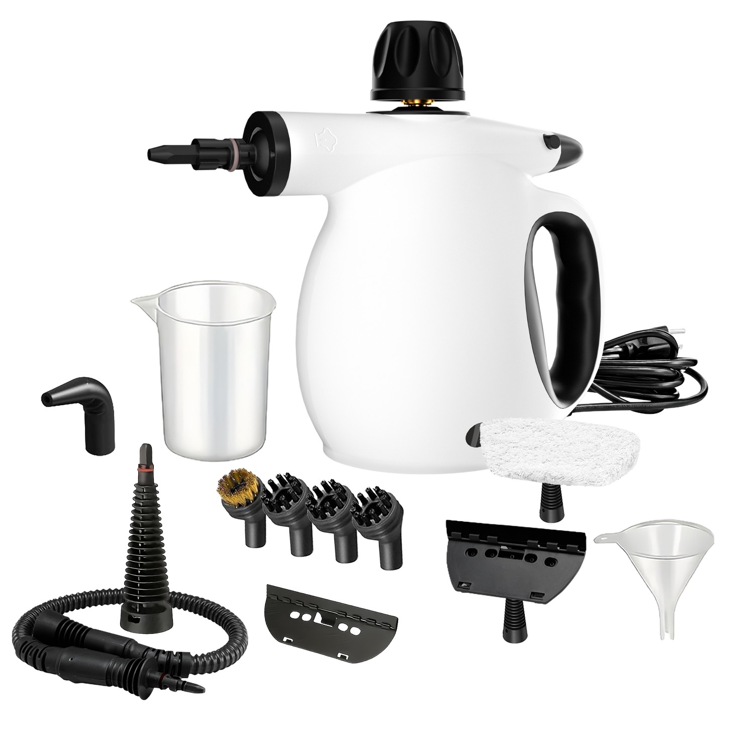 1200W Handheld Steam Cleaner & Sanitizer Chemical-Free Natural Steamer 12-PC Kit