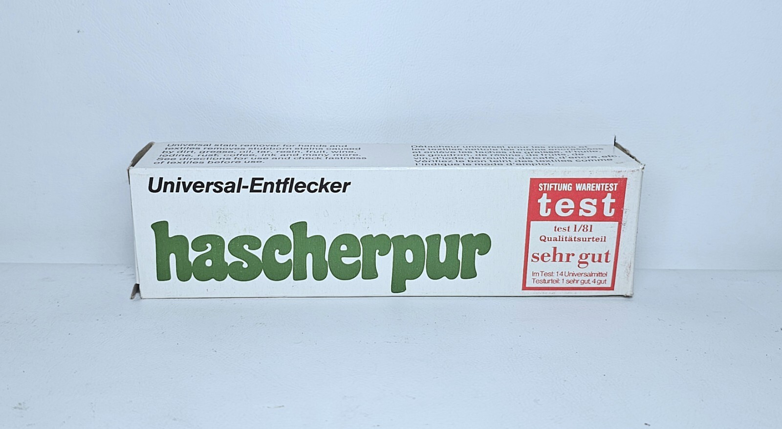 Hascherpur Universal Stain Remover Made In Germany – 100 ml Tube