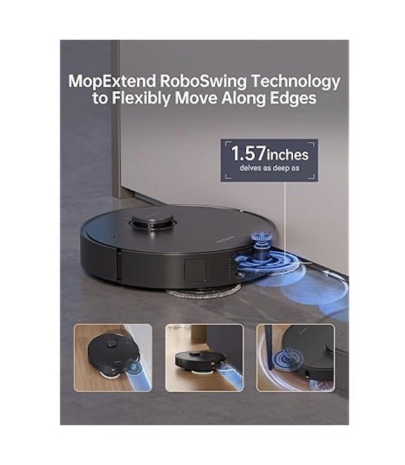 DreameBot X30 Ultra Robot Vacuum & Mop | Self-Empty Wash Dry | Black | New