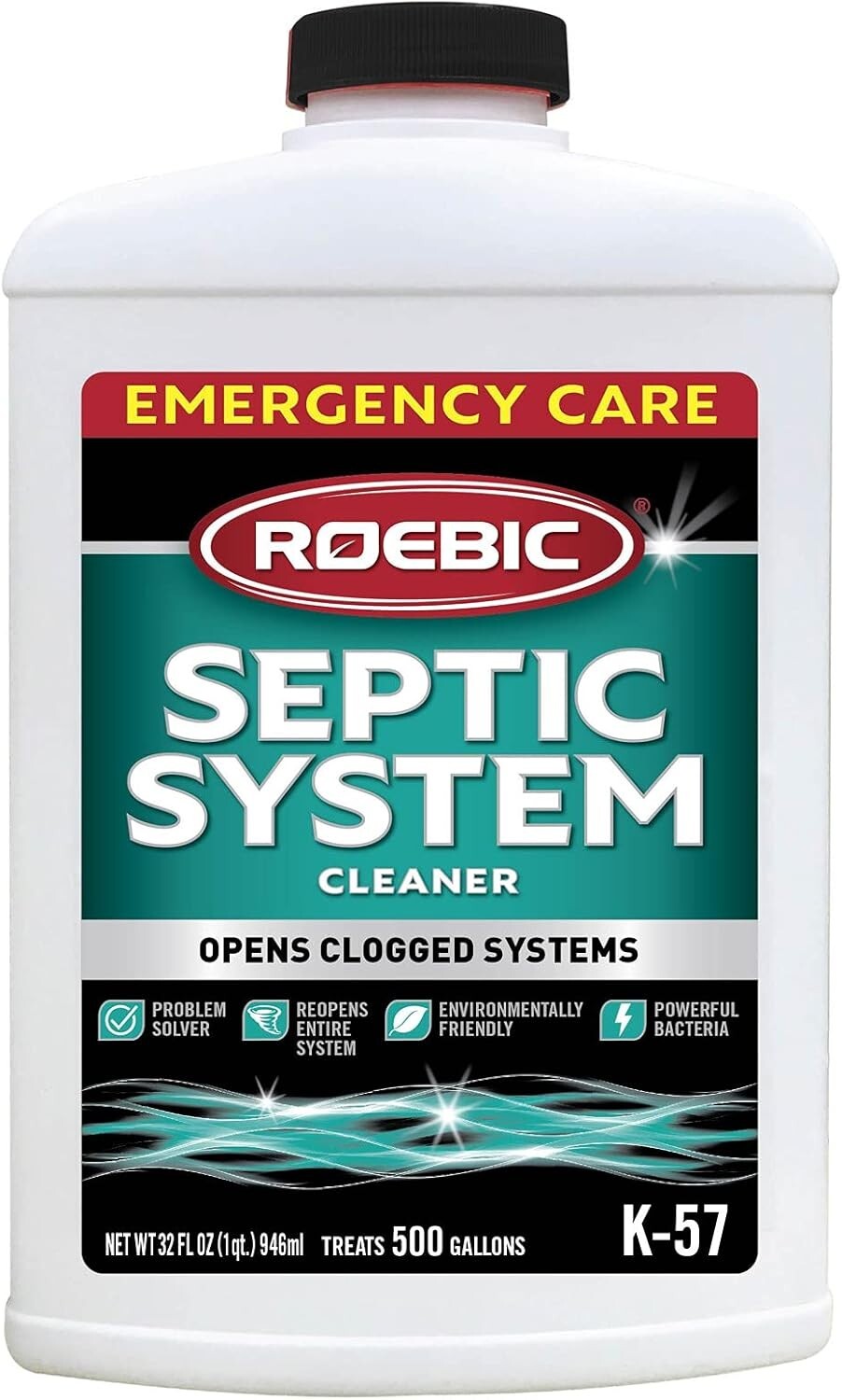 Biodegradable 32oz Cleaner – Digest Paper & Restore Your Septic System Quickly