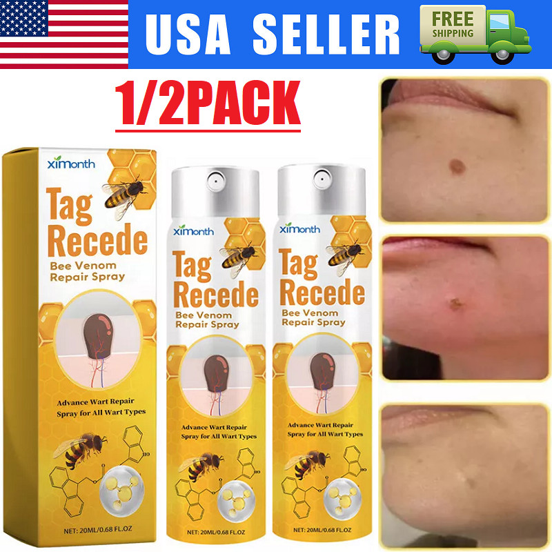 2× Tag Recede Bee Venom Treatment Spray Tag Recede for All Skin Bee Venom Spray