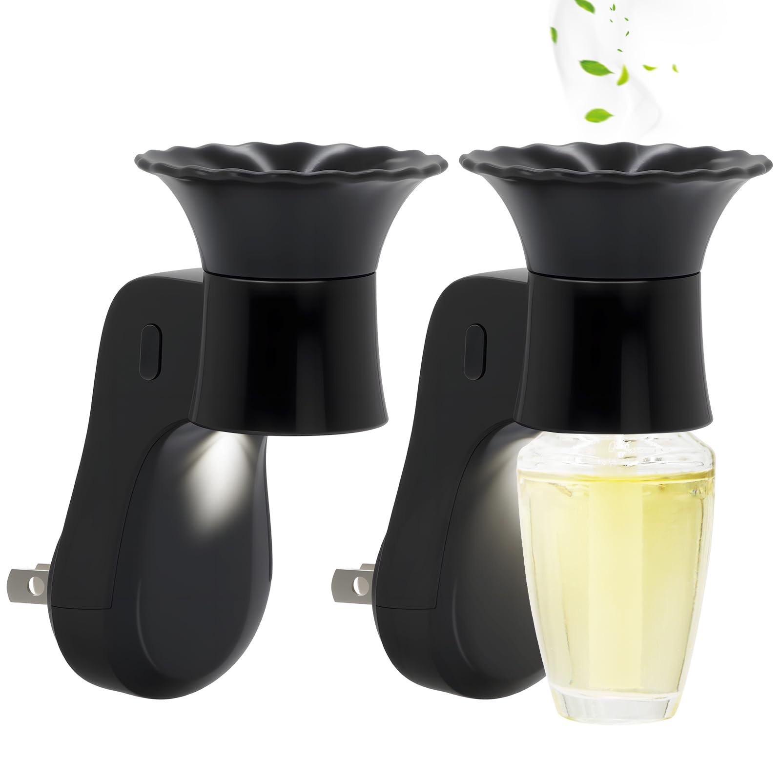 Wall Fragrance Plug in Air Freshener- Plug in Diffuser with Night Light Compa…