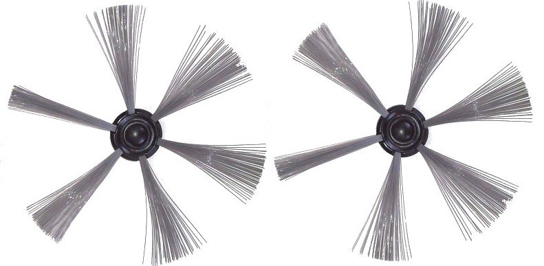 160-7376, Edge Cleaning Brushes, 2 Pk, for SmartClean Robot, Bissell 2142 Models