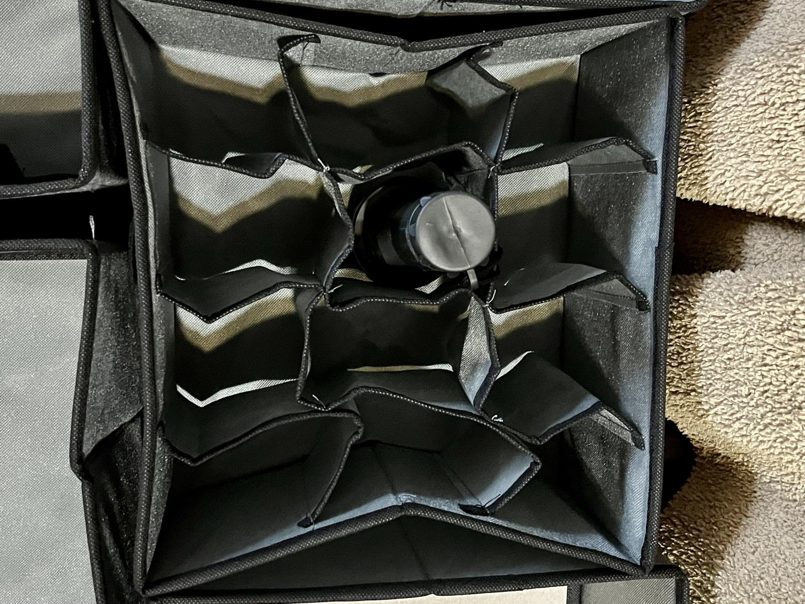 GRAY/BLACK STORAGE ORGANIZER CUBBY SET (VARIOUS SIZES) (GREAT FOR RESELLERS)