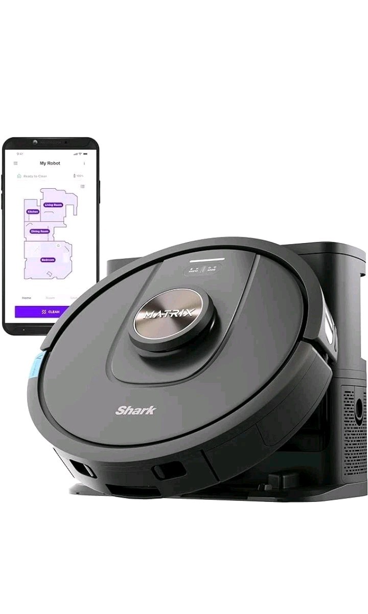Shark Matrix Self-Emptying Robot Vacuum Home Mapping UR2360S Used