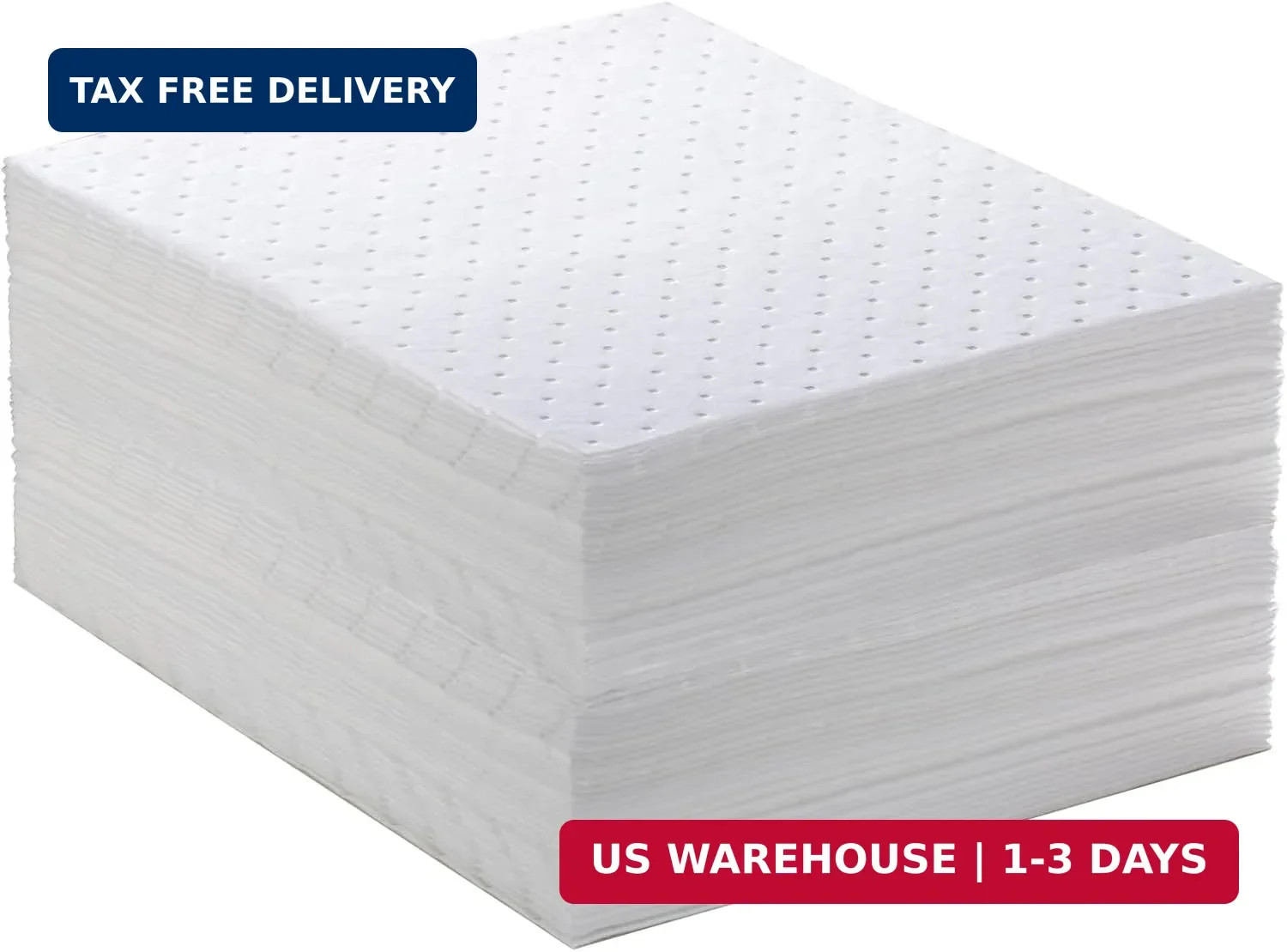 Spill Absorbent Pads 15″ x 20″ Heavyweight Oil Absorbing Mats,White Absorbing…
