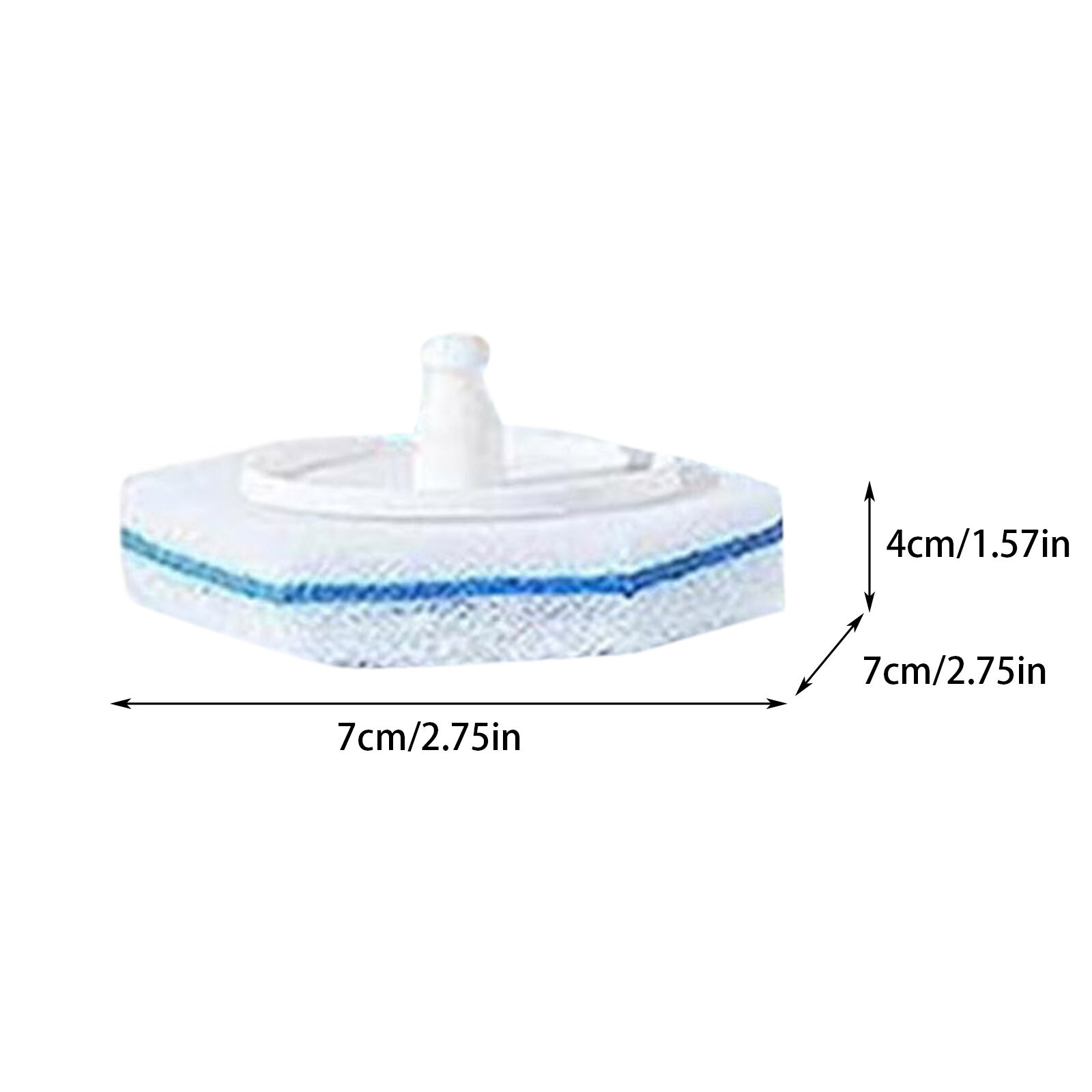 50PCS Cleaner Wand Refills Disposable Toilet Brush Heads For Cleaning Wand