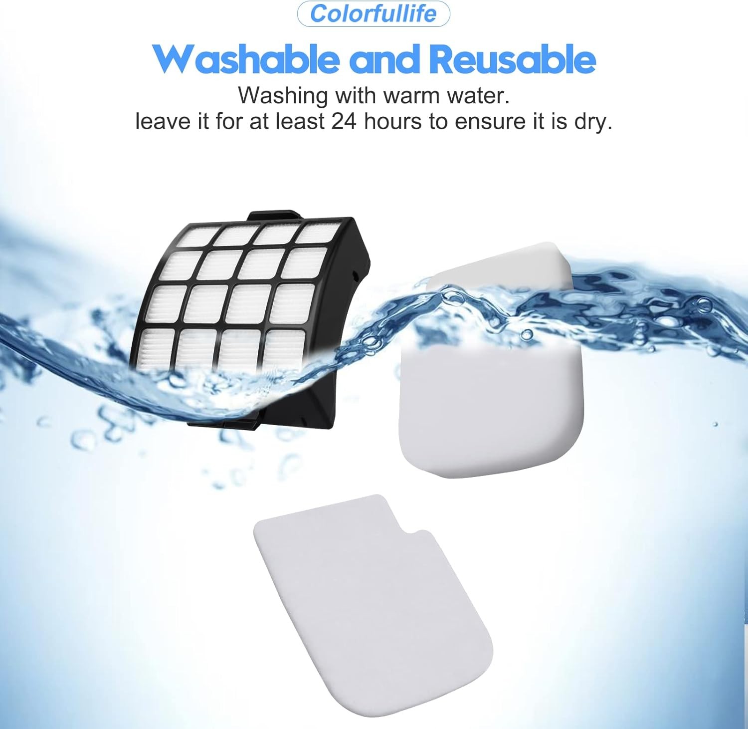 AZ3002 Filters Replacement for Shark Stratos AZ3002 AZ3000 AZ3000W DuoClean