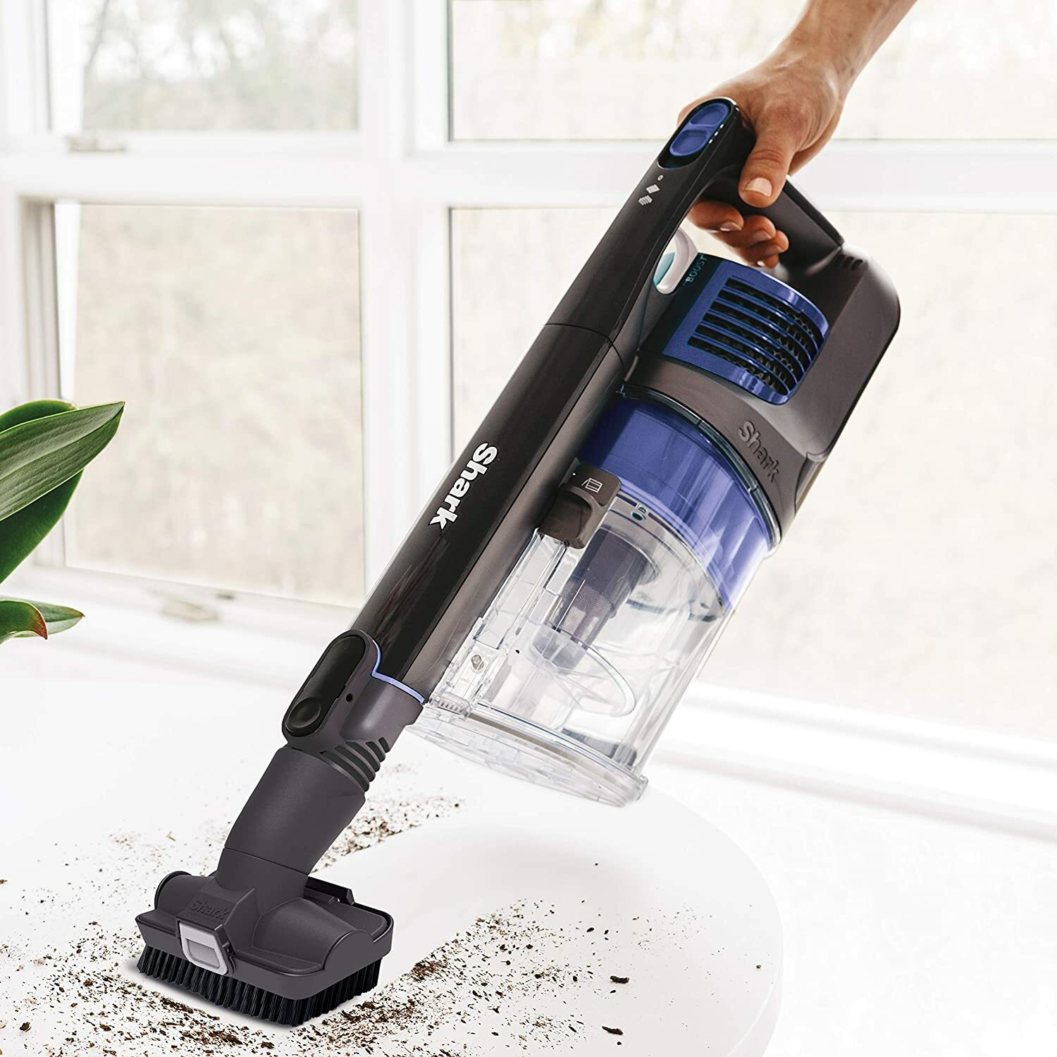 Shark IX141 Rocket pet pro duoclean Lightweight Cordless Stick Vacuum 7.5 lbs