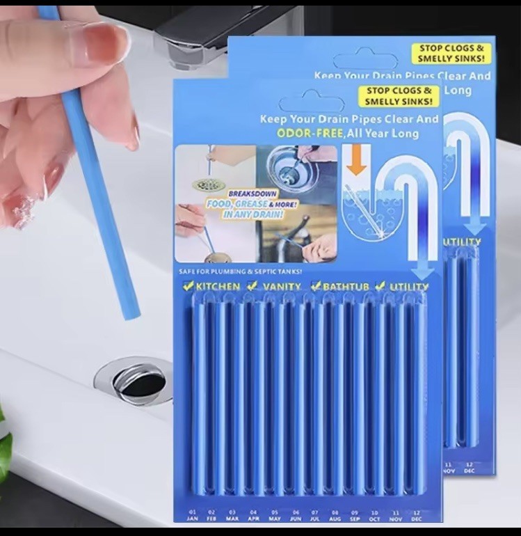 Palos Sani sólidos de 10cm, descontaminación cocina, baño, elimina olor, 12 Uds.