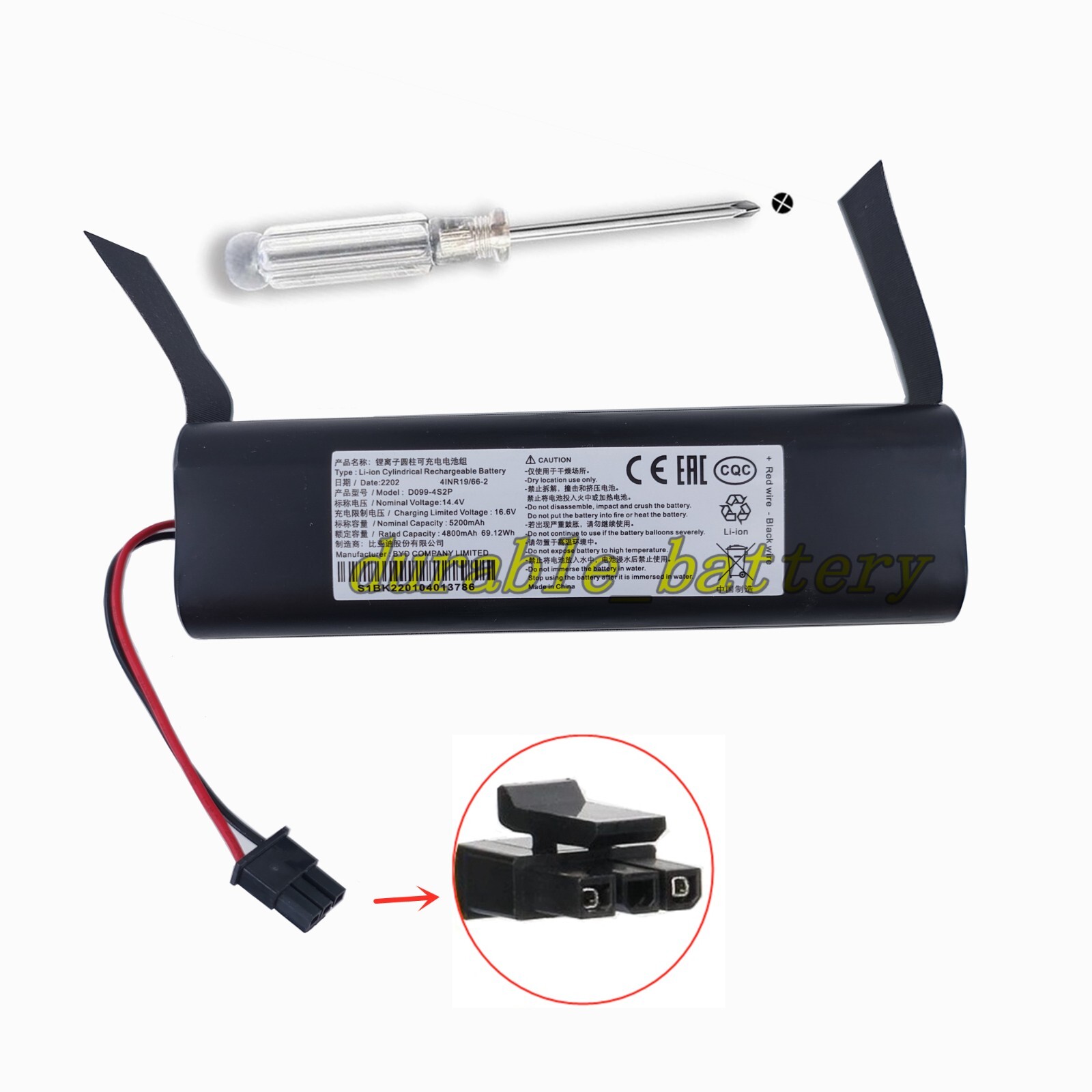 5200mAh New Battery For Eufy X8 Hybrid T2261 Series RoboVac Vacuum Cleaner