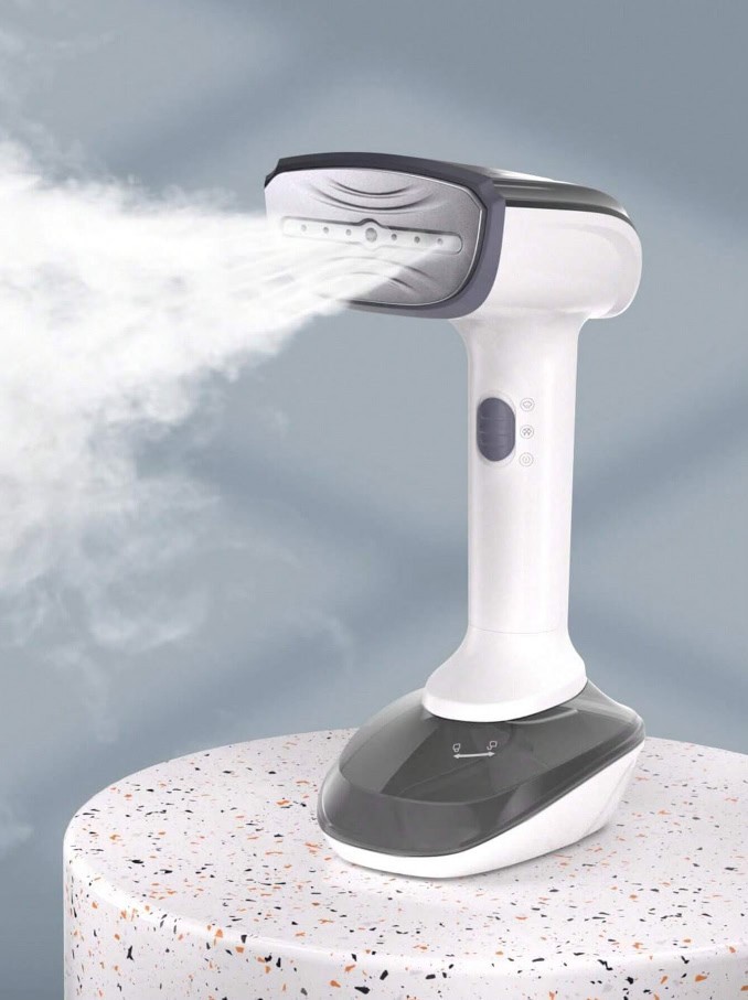 1300W Handheld Garment Steamer 300ml 2 in 1 Steam Iron 120V Clothes